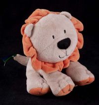 Carters Just One Year JOY Lion Brown Orange Plush Lovey